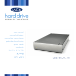 Porsche USB & FireWire Hard Drive User Manual