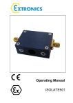 Operating Manual iSOLATE501