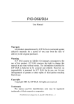 PIO-D56/D24 User Manual