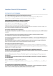 SuperNova Technical FAQ Documentation 2012