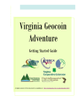 Getting Started Manual - Virginia Geospatial Extension Program