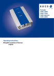 KACO Powador 5300 Inverter User manual