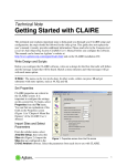 Getting Started with CLAIRE