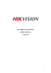 DS-7200HVI-ST Series DVR USER`S MANUAL Version 1.0