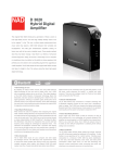 D 3020 Hybrid Digital Amplifier - Data Sheet
