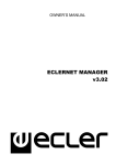 ECLERNET MANAGER v3.02
