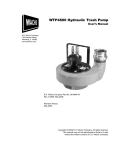 WTP4800 Hydraulic Trash Pump