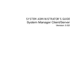 SYSTEM ADMINISTRATOR`S GUIDE