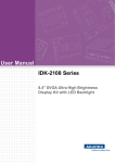 Advantech IDK-2108 User Manual