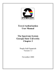 Travel Requisitions - Georgia State University