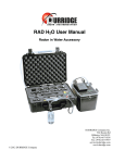 RAD H2O Manual (Old Aerator) 2012-05-11