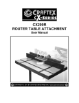 CX200R ROUTER TABLE ATTACHMENT