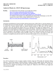 Analysis of Plastics by ATR FT-IR Spectroscopy.