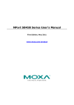 NPort S8458 Series User`s Manual