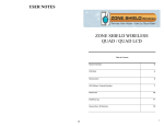 zone shield wireless quad / quad lcd