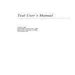 Teal User`s Manual