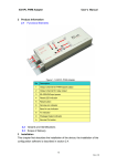 4301PL PWM Adapter User`s Manual 4 2 Product Information 2.1