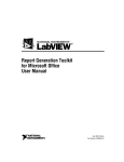 LabVIEW Report Generation Toolkit for Microsoft Office User Manual