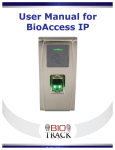 User Manual for BioAccess IP www.BiotrackSoftware.com 1