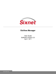 SixView™ Manager User Guide