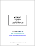 Overdrive Amp User`s Manual - Ethos Overdrive Guitar Pedal