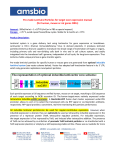 GenTarget`s EcoTMPlasmid DNA Miniprep Kit User Manual