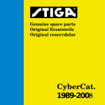 STIGA CYBERCAT 01, MANUAL