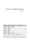 HyundaiᆞKia IMDS Guidance