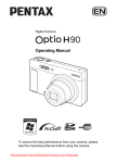 Pentax Optio H90 User`s Manual
