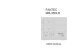 MANUAL FANTEC MR