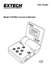 User Guide Model 412300A Current Calibrator