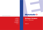 Dialogue Designer User Manual