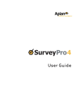 SurveyPro 4.0 User Guide