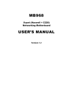 MB968 USER`S MANUAL - IBT Technologies Inc.