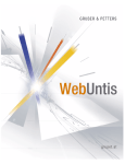 1 Welcome to WebUntis