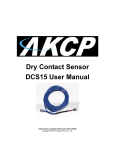 Dry Contact Sensor DCS15 User Manual