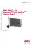 MEN Mikro F205 Manual