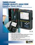 THREE-PHASE POWER QUALITY ANALYZER