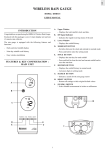 WIRELESS RAIN GAUGE