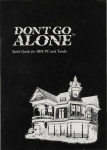 dontgoalone-manual - Museum of Computer Adventure Game History