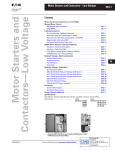 Motor Starters and Contactors Low Voltage