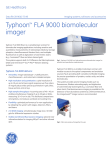 Typhoon™ FLA 9000 biomolecular imager