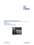 Grandstream HT 503 Analog Telephone Adapter User Manual