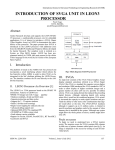 introduction of svga unit in leon3 processor