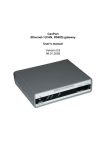 CanPort Ethernet  (CAN, RS485) gateway User`s manual Version