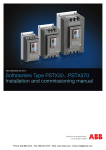 Type PSTX30-PSTX370 Installation & Commissioning Guide