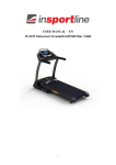 USER MANUAL – EN IN 8252 Motorized Treadmill inSPORTline T400i
