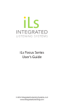 iLs Focus Series User`s Guide - Integrated Listening Systems