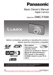 Panasonic Lumix DMC-FX90 User`s Manual