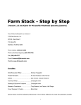 Farm Stock - Step by Step